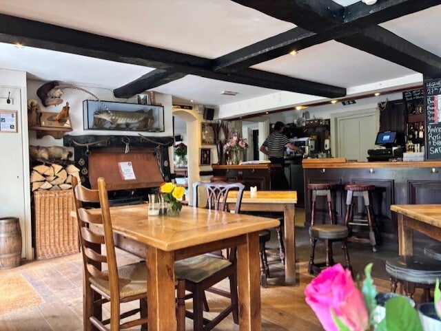 Fly-fishing memorabilia at The Boot Inn