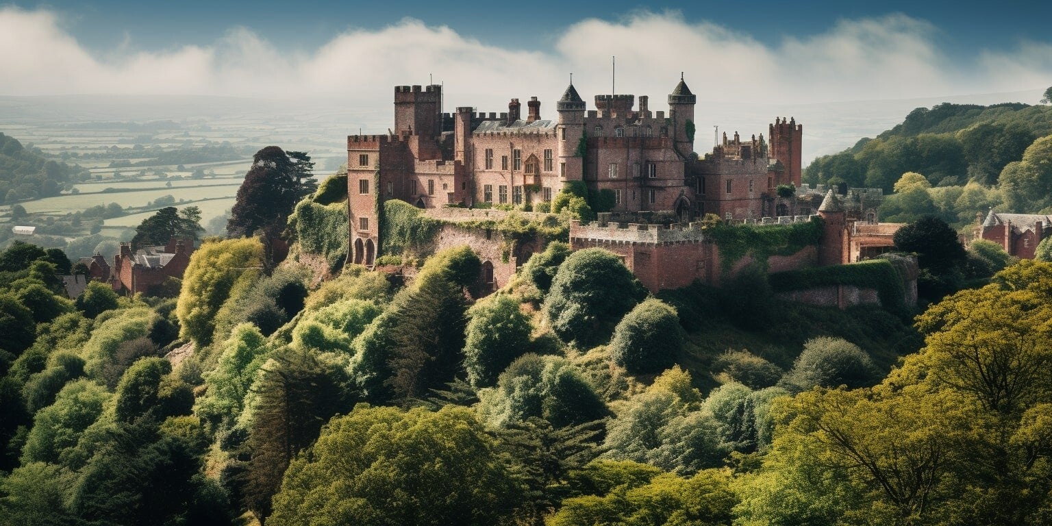 Dunster Castle, Pub Walks, Somerset