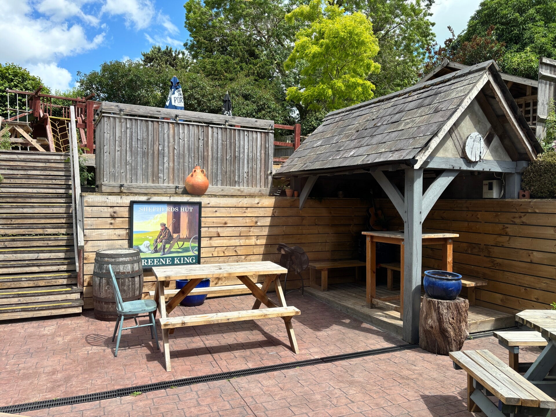 Outside Garden, The Shepherd's Hut