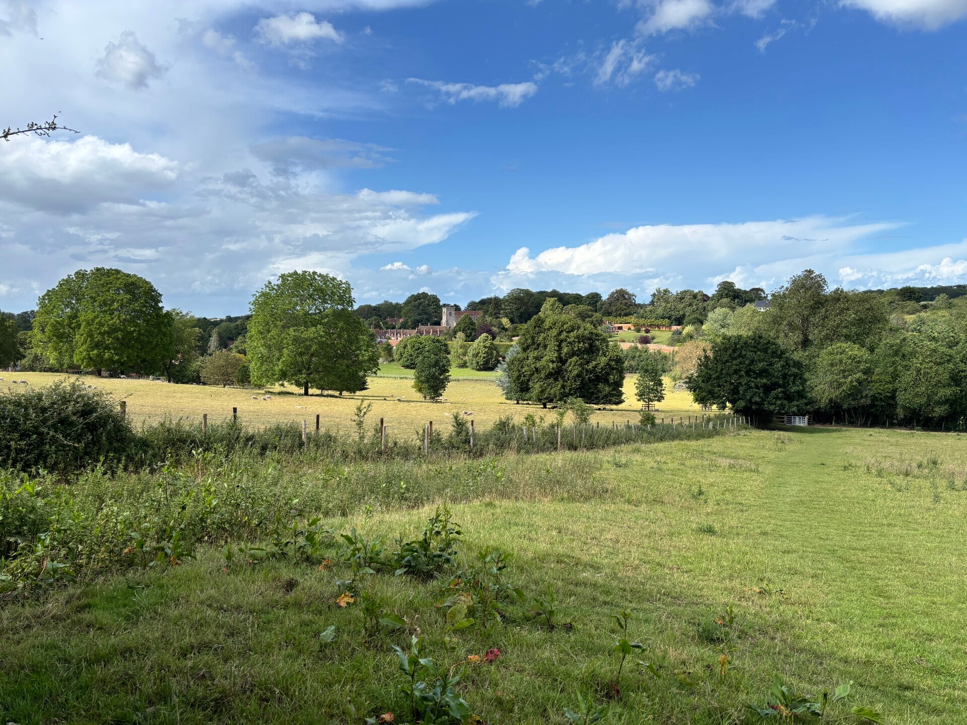 View of Ewelme village