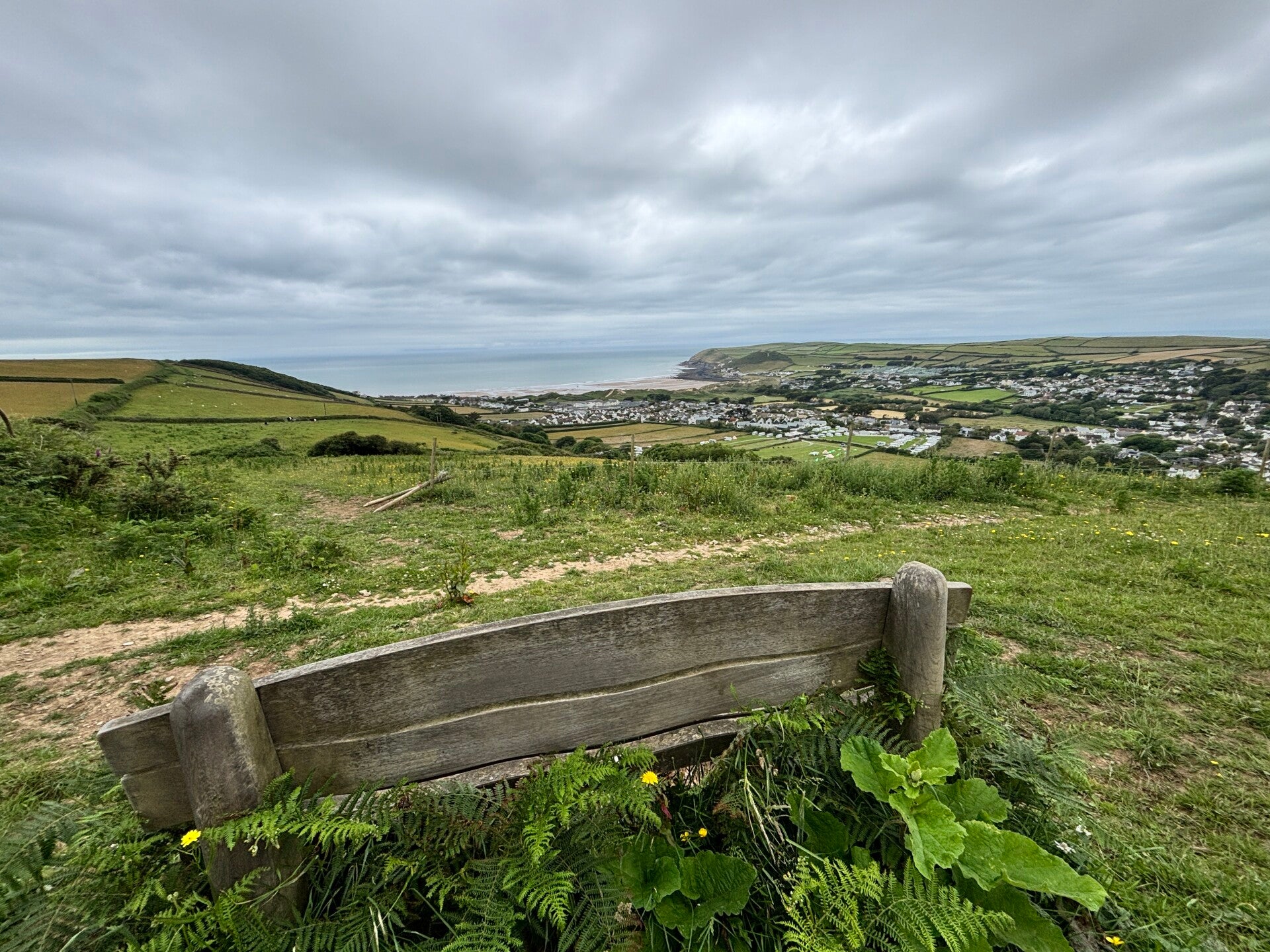 View of Croyde from Saunton Down