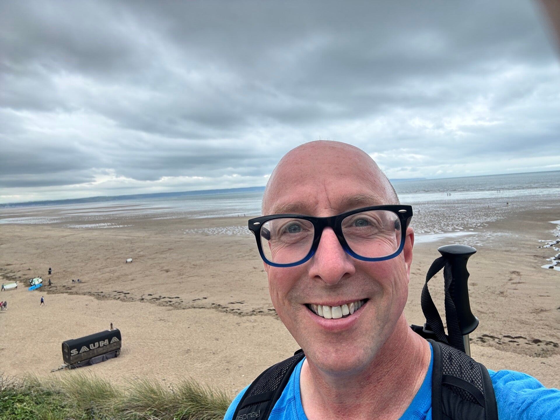 Sauna on the beach at Saunton Sands