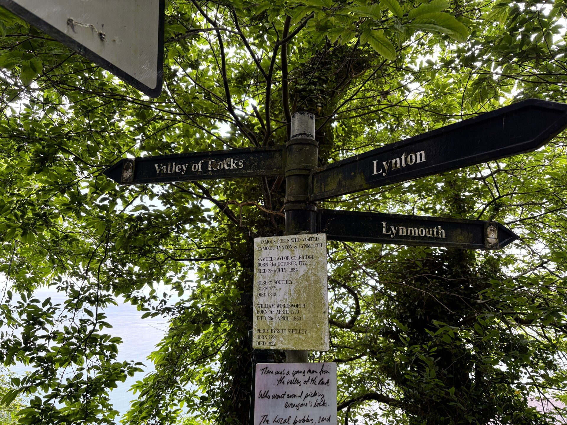 Poets Corner at Lynton