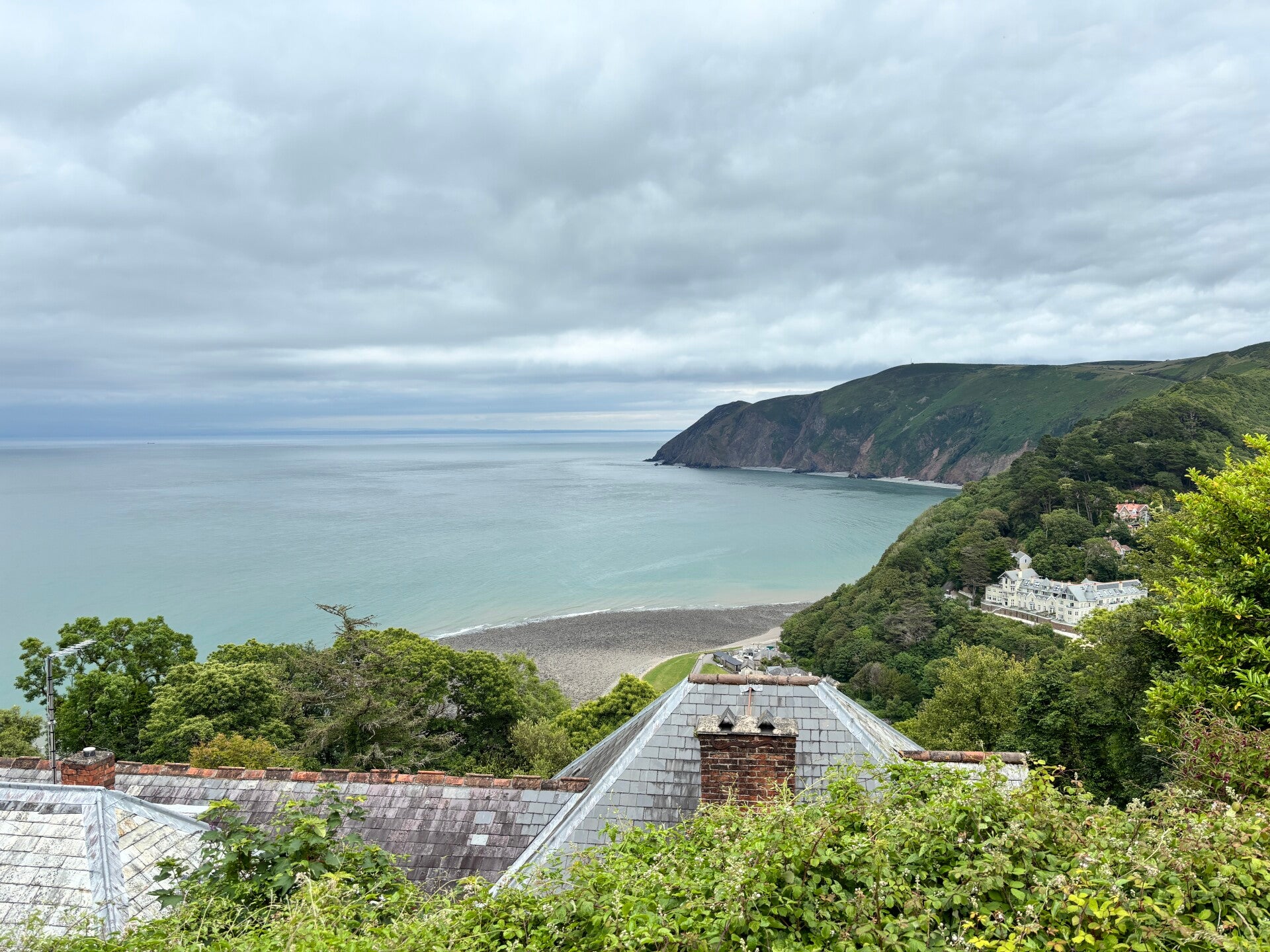 View from St Mary the Virgin Church in Lynton