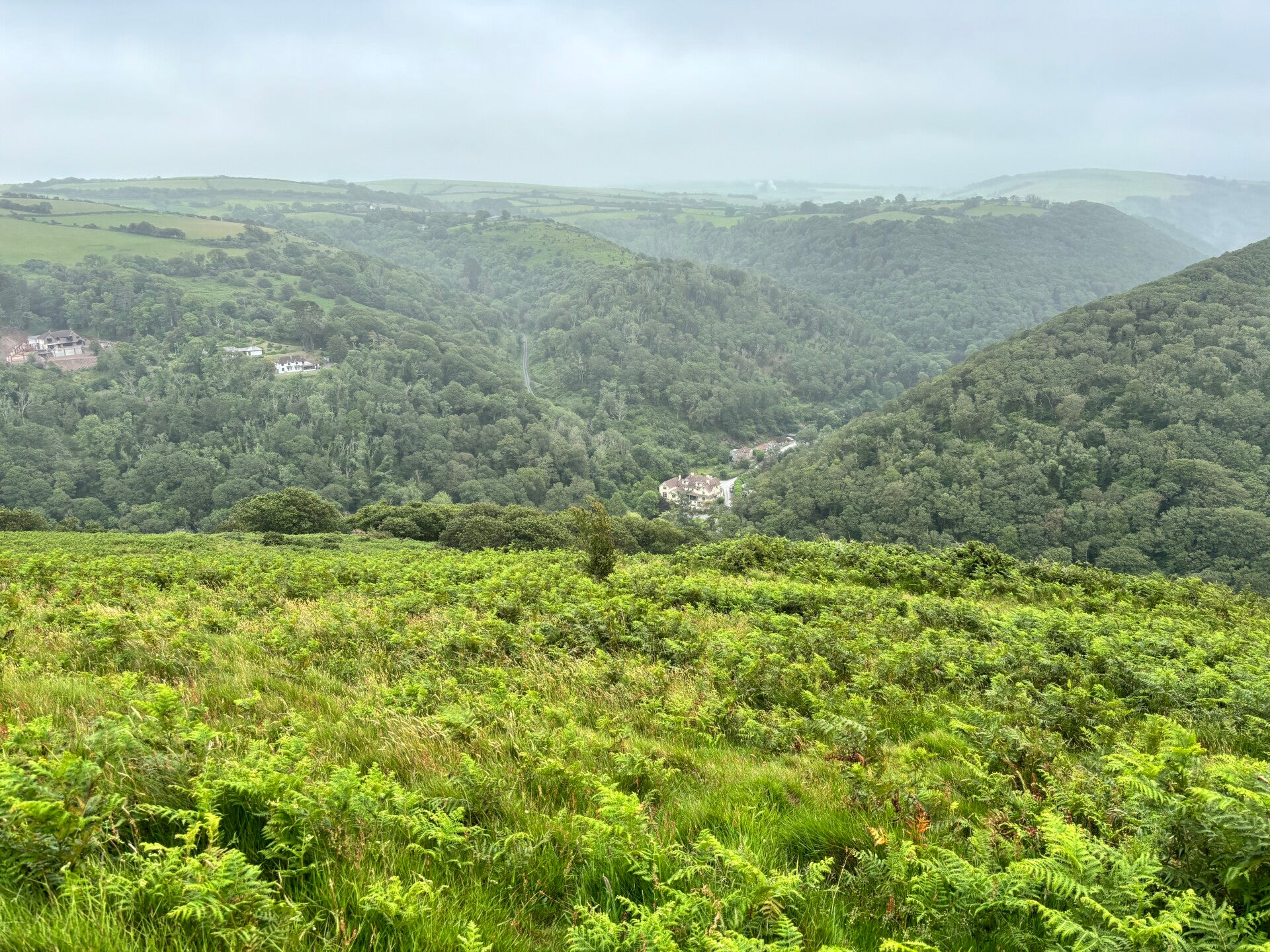 The Hunter's Inn lies deep in the Heddon Valley