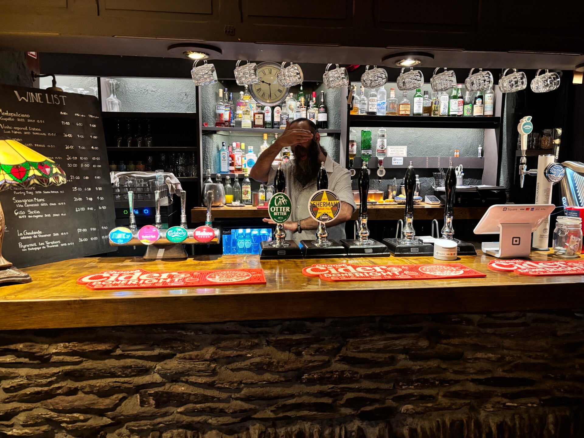Adam at The Tower Inn-Slapton