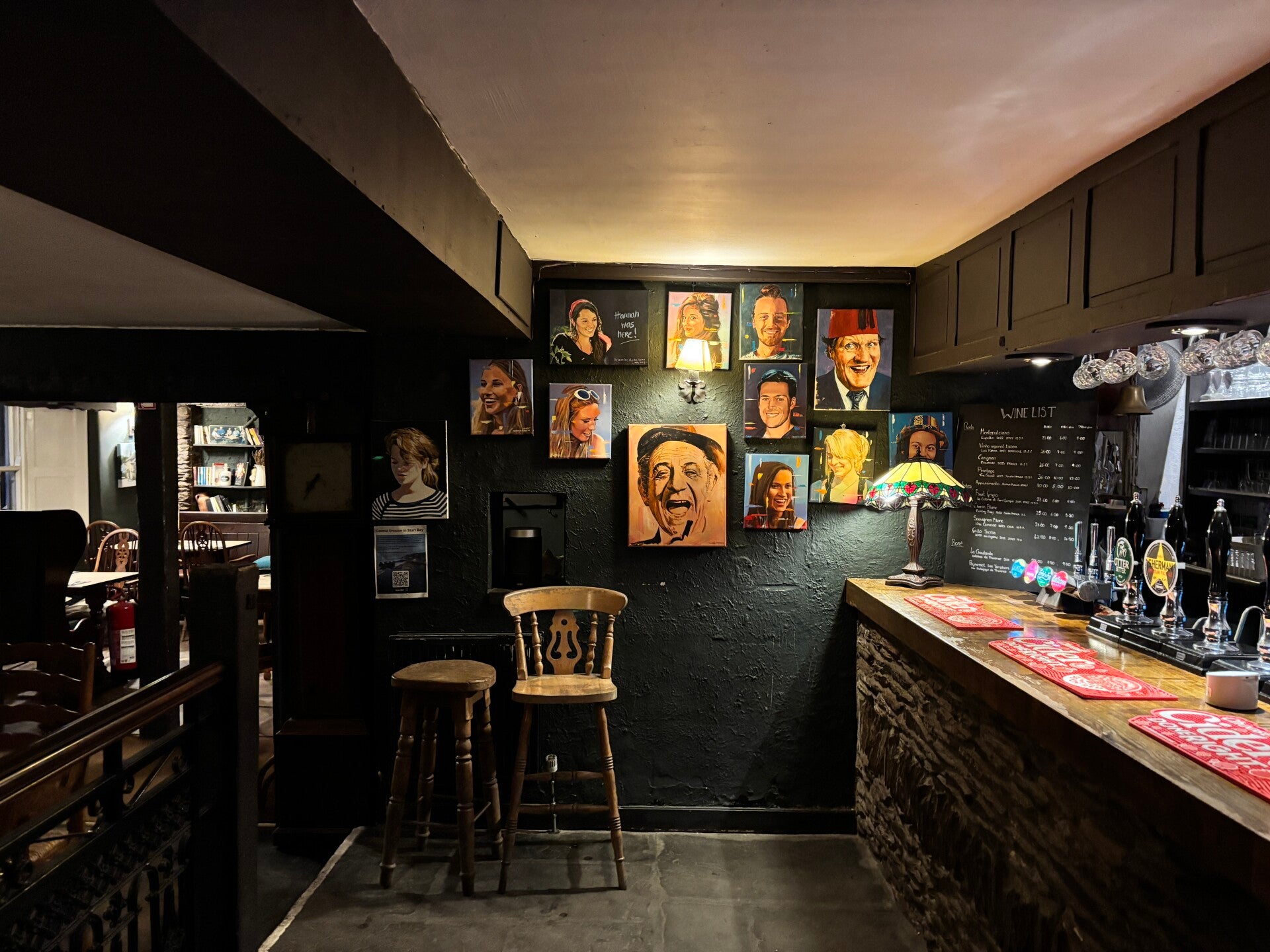Famous faces at The Tower Inn-Slapton