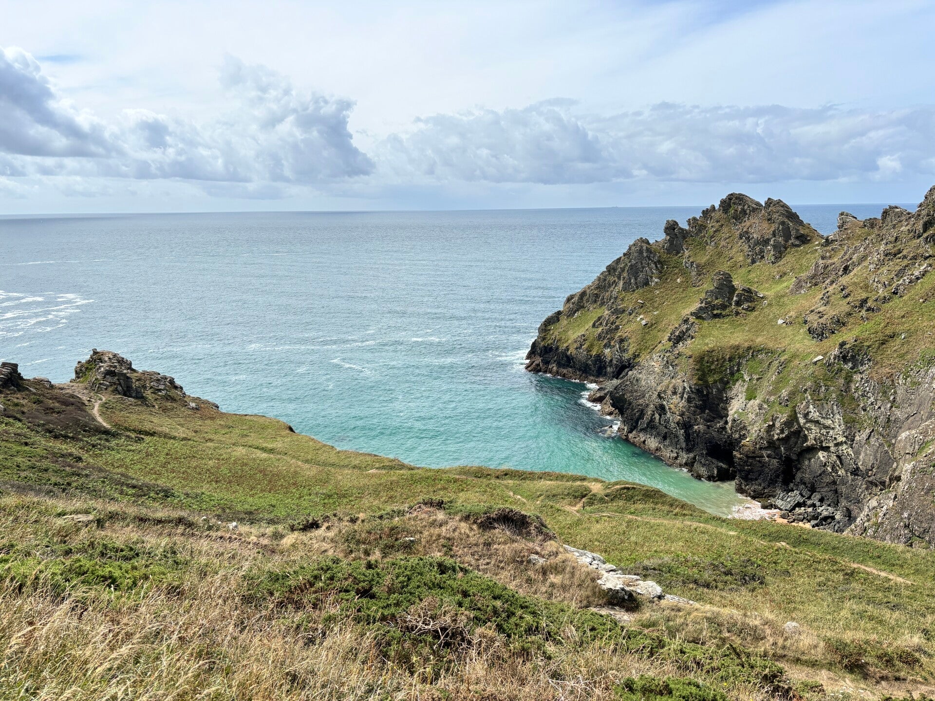 Views of Gammon Head near East Prawle