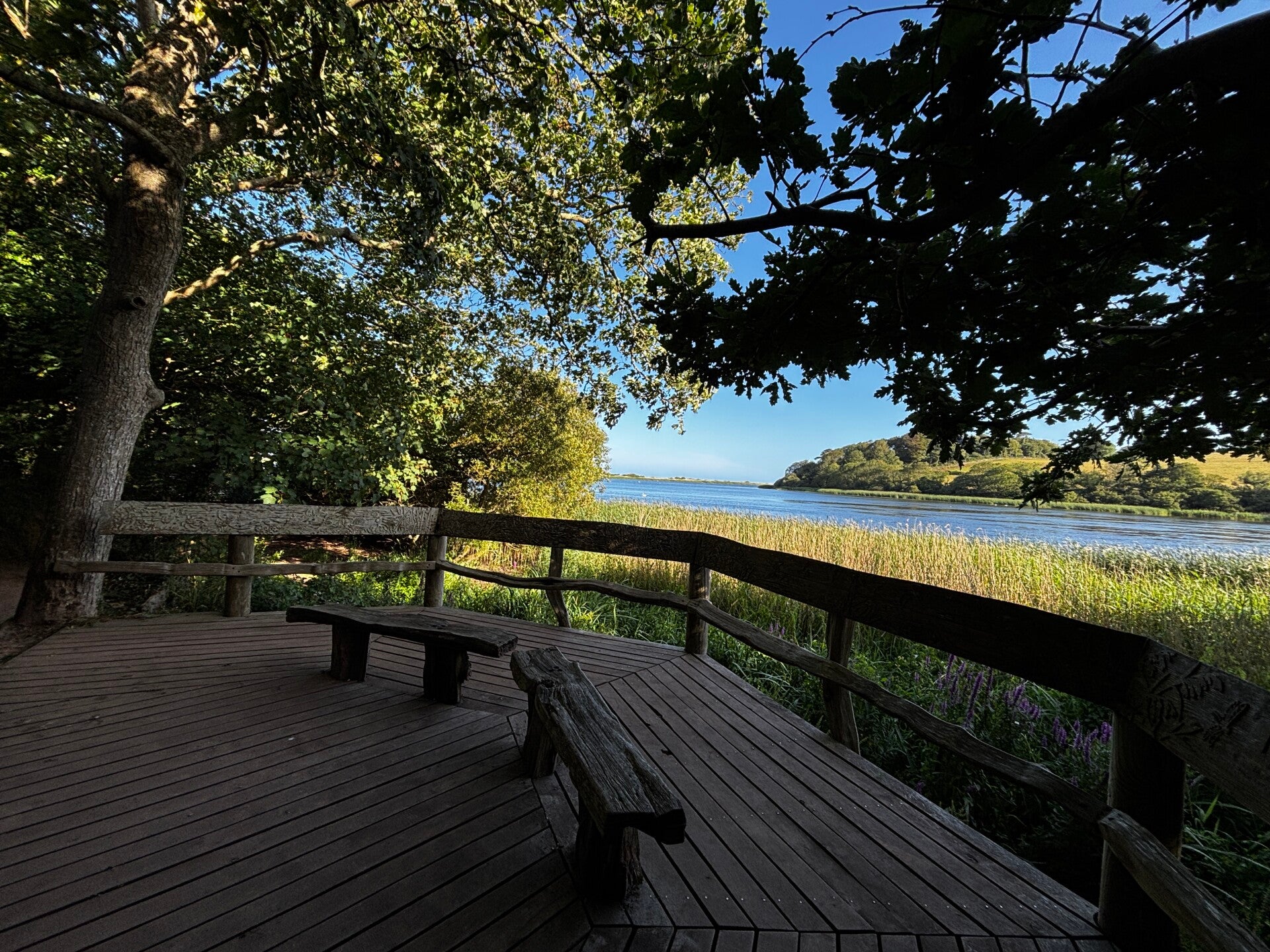 Observation platform at Slapton Ley