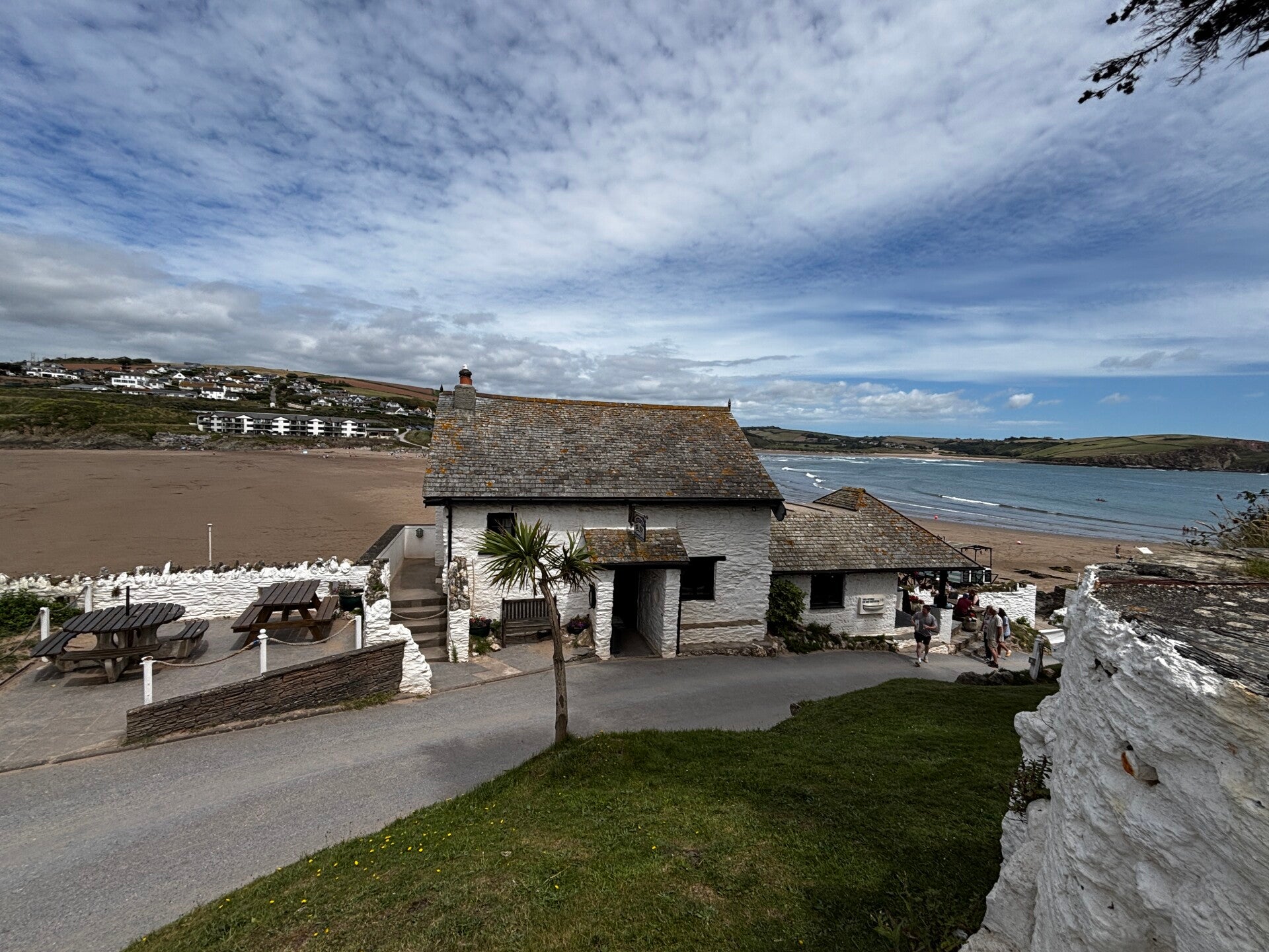 Front of The Pilchard Inn, Devon