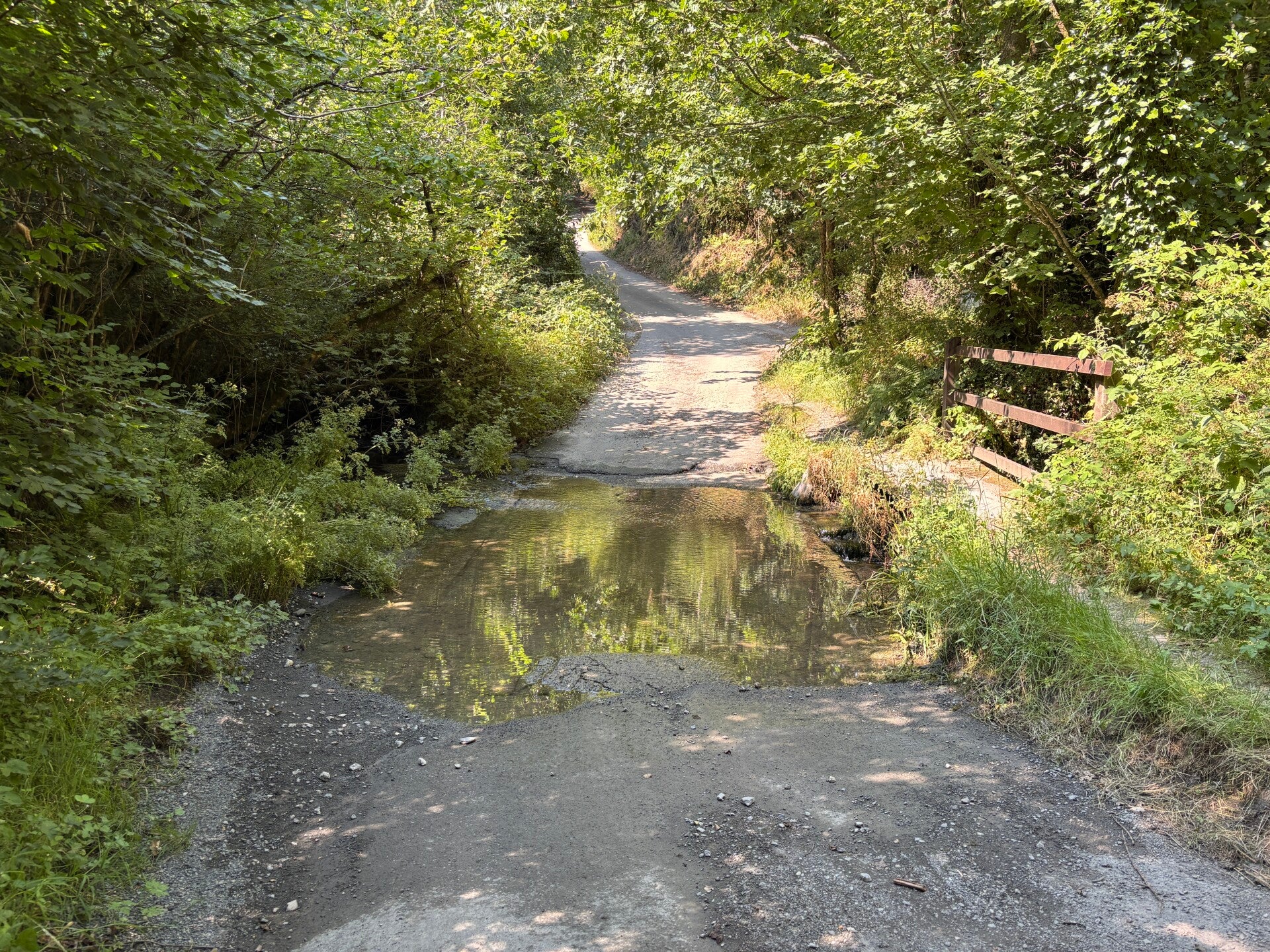 A ford near Cwm Blaen-Bwlan