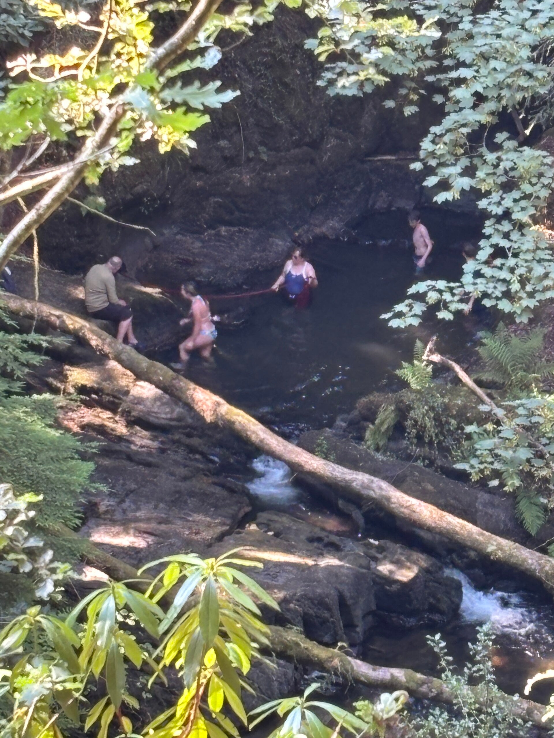 Pools above Fynone Falls