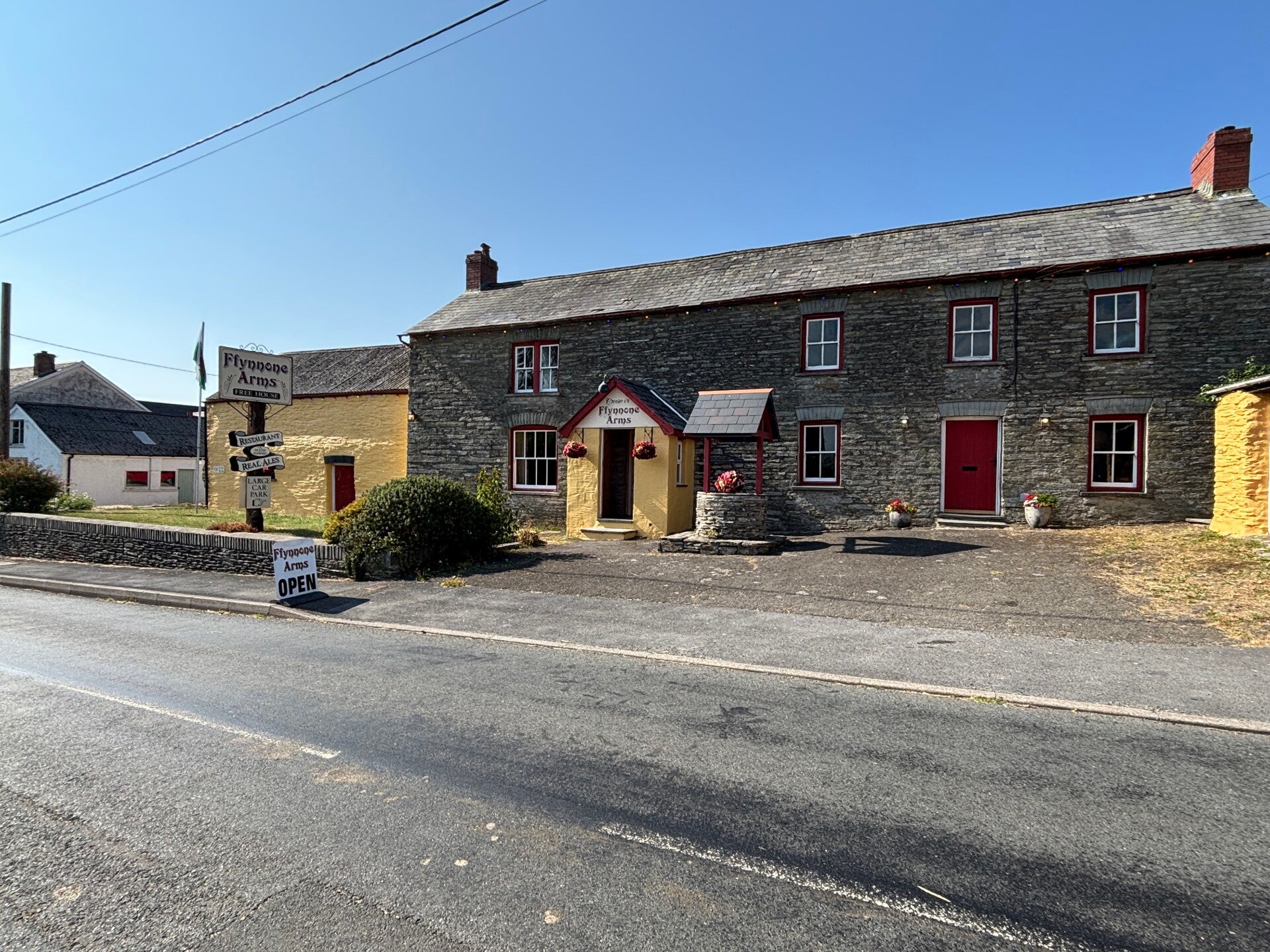 The well at Ffynnone Arms