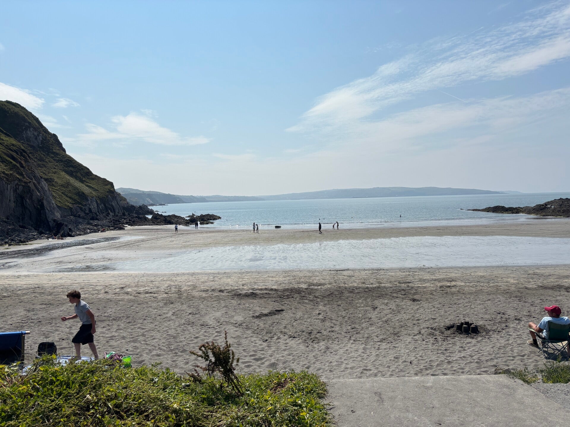 Beach at Pwllgwaelod
