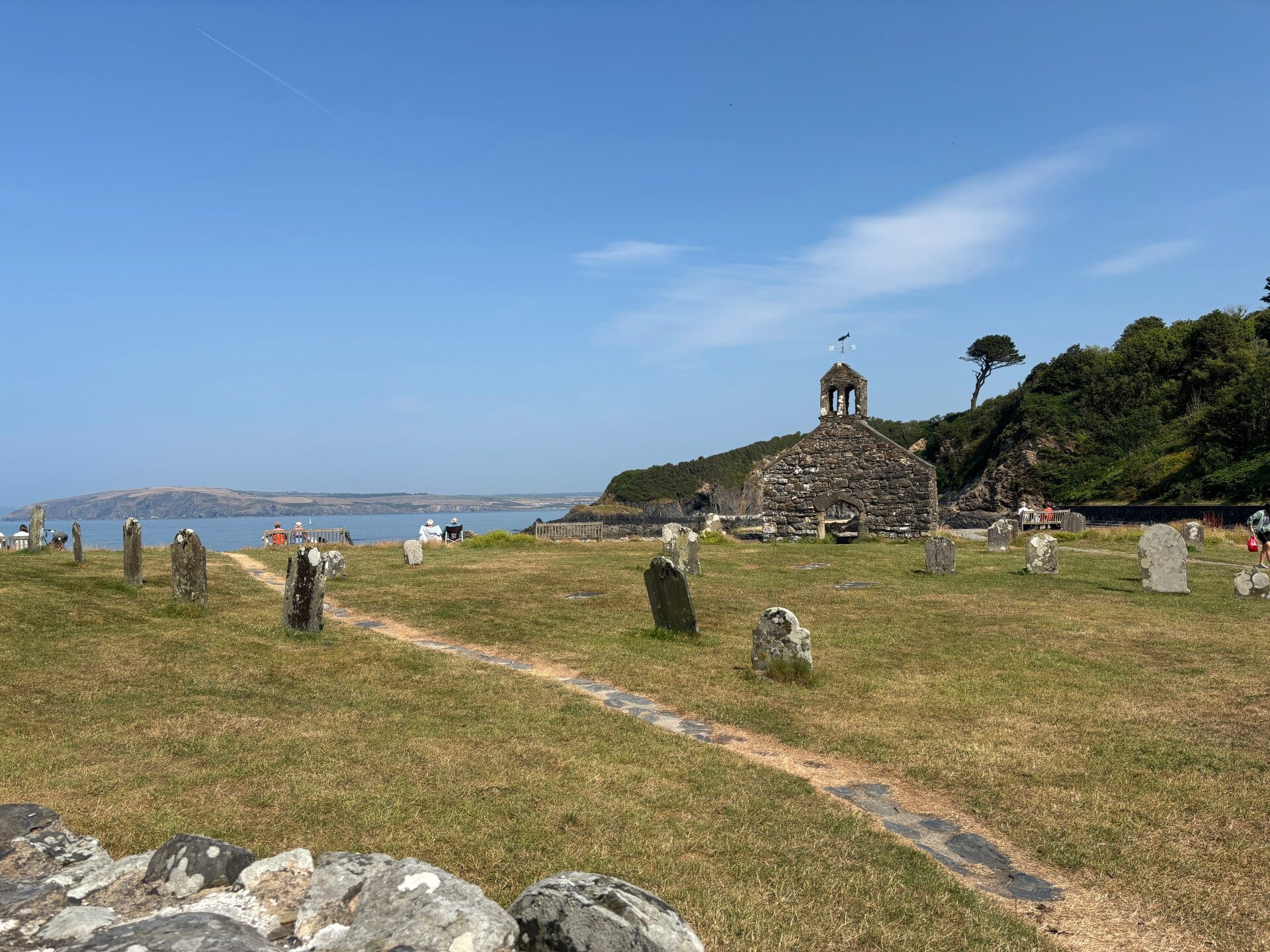 St Brynach Church at Cwm-yr-Eglwys