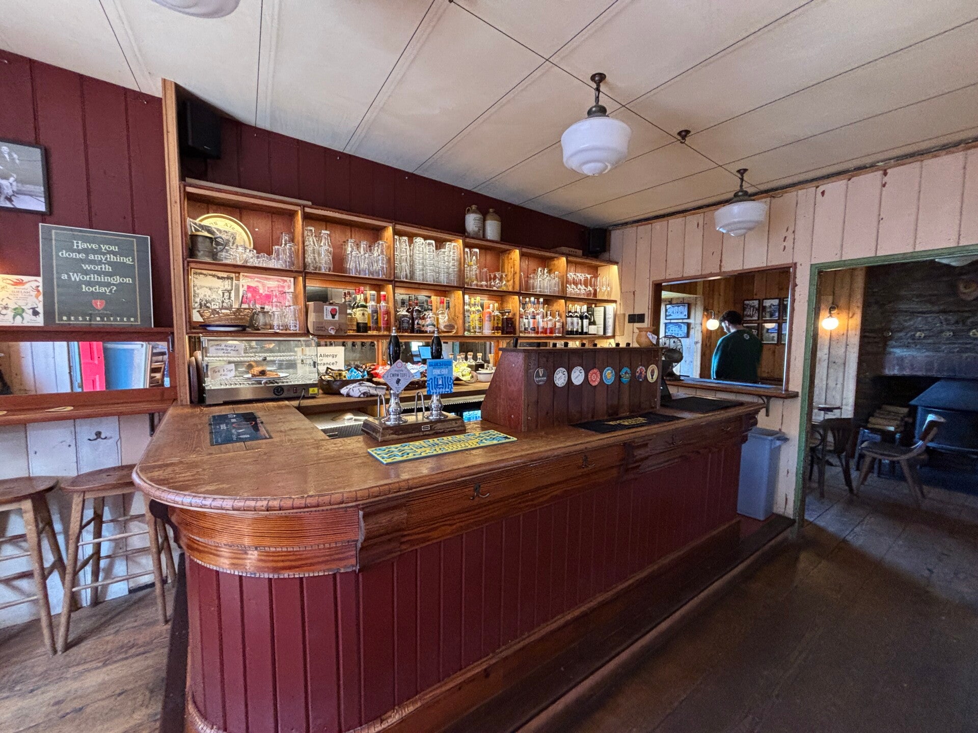 The bar at The Castle Inn-Cardigan
