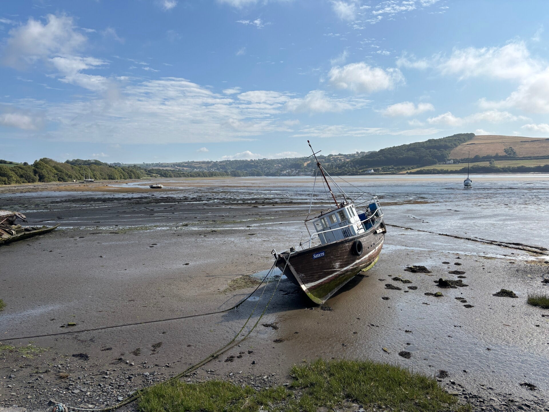 Tide is out on the Teifi Estuary at Patch