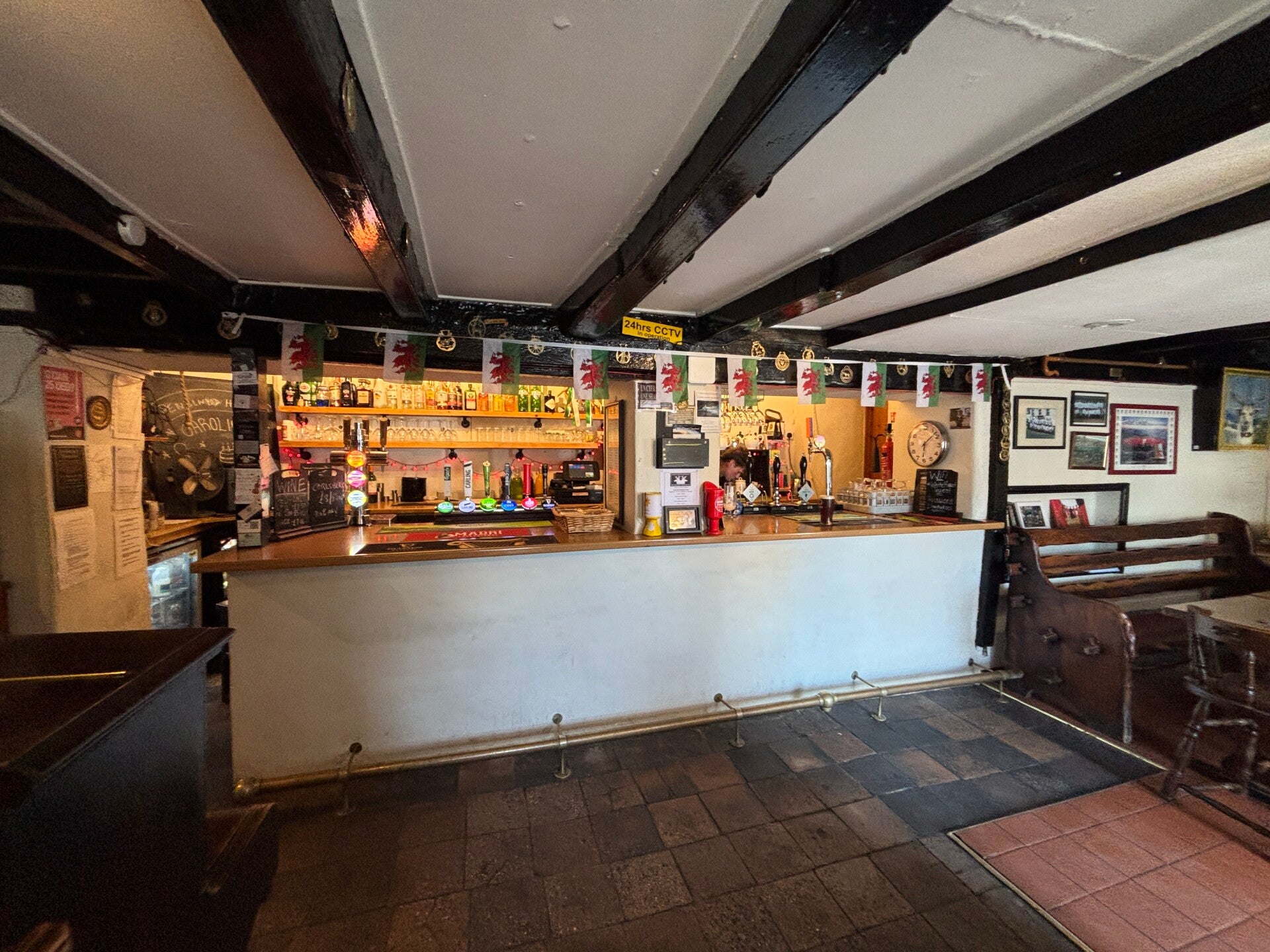 Bar area-inside the White Hart-St Dogmaels