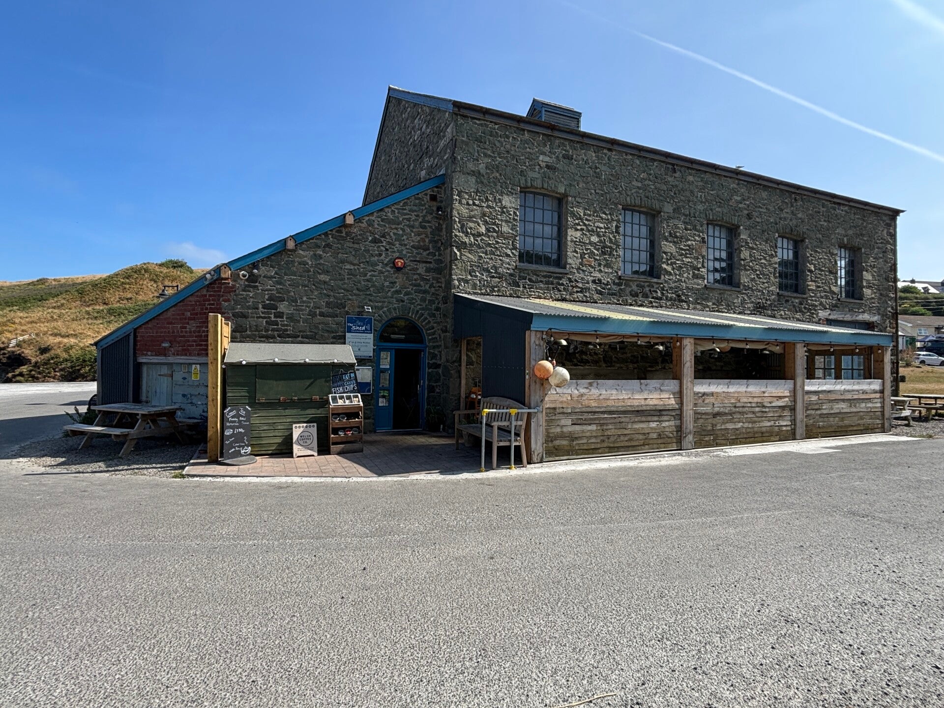 The Shed Restaurant and cafe at Porthgain