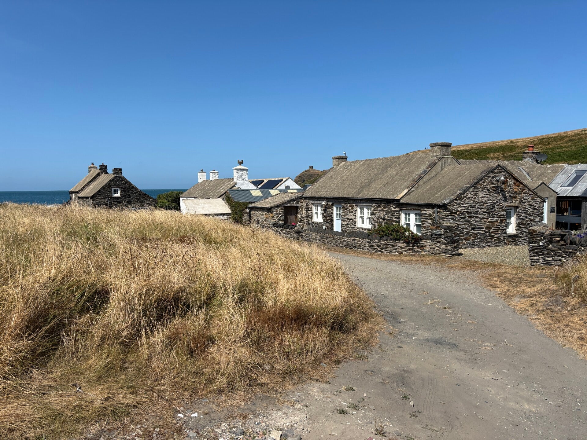Traditional Pembrokeshire cottages at Abereiddi