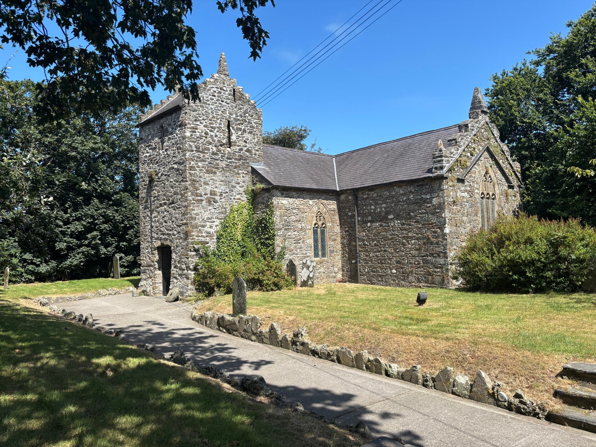 The Church of St Rhian at Llanrhian-near Porthgain