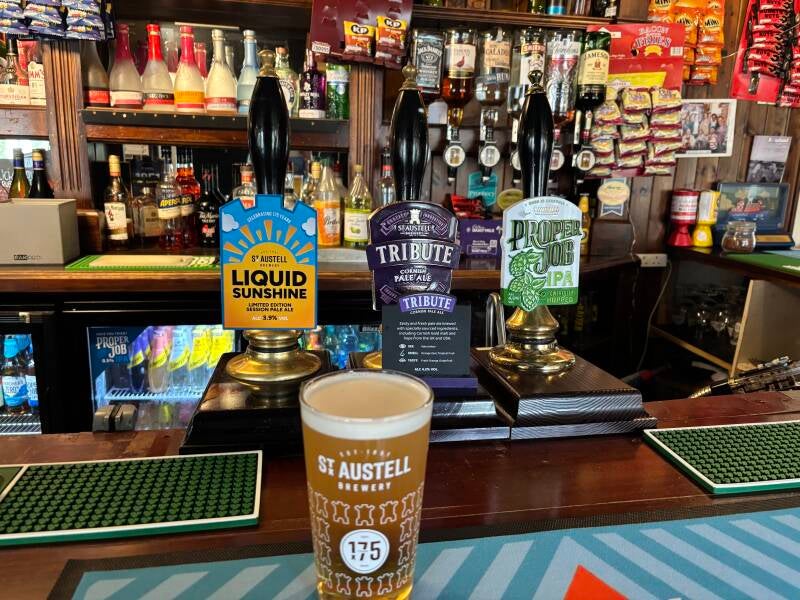 St Austell Ales at The New Inn-Veryan