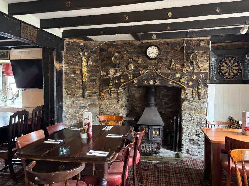 Main room at The New Inn-Veryan