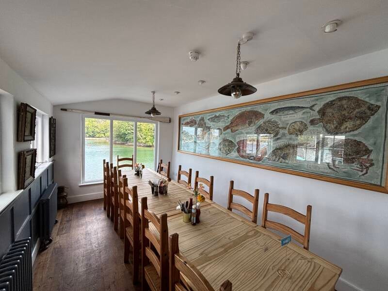Dining room at The Shipwrights Arms-Helford
