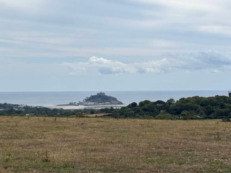 View of St Michaels Mount-Marazion-from St Michaels Way