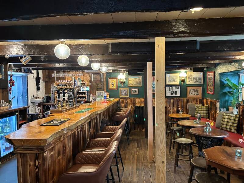 Bar at The White Hart in Ludgvan