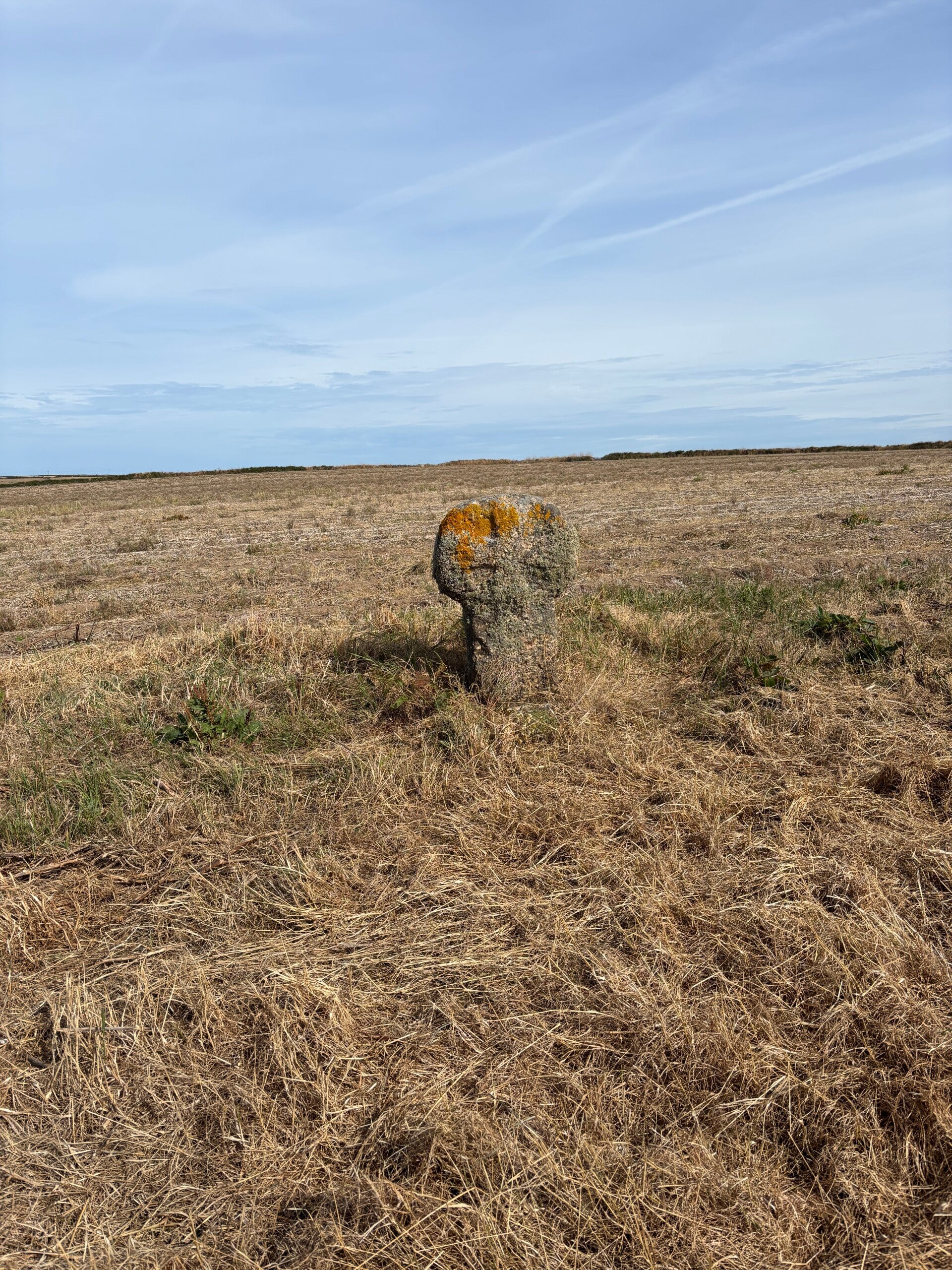 Celtic field cross in St Levan