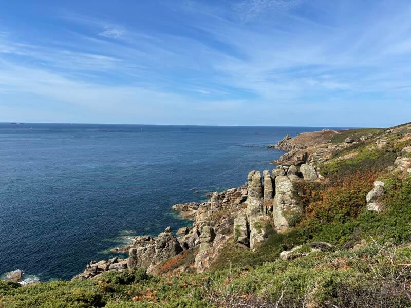 The Vessacks Granite sea cliffs 