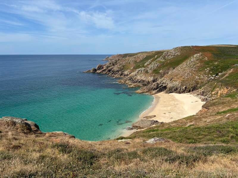 Porthcapel beach