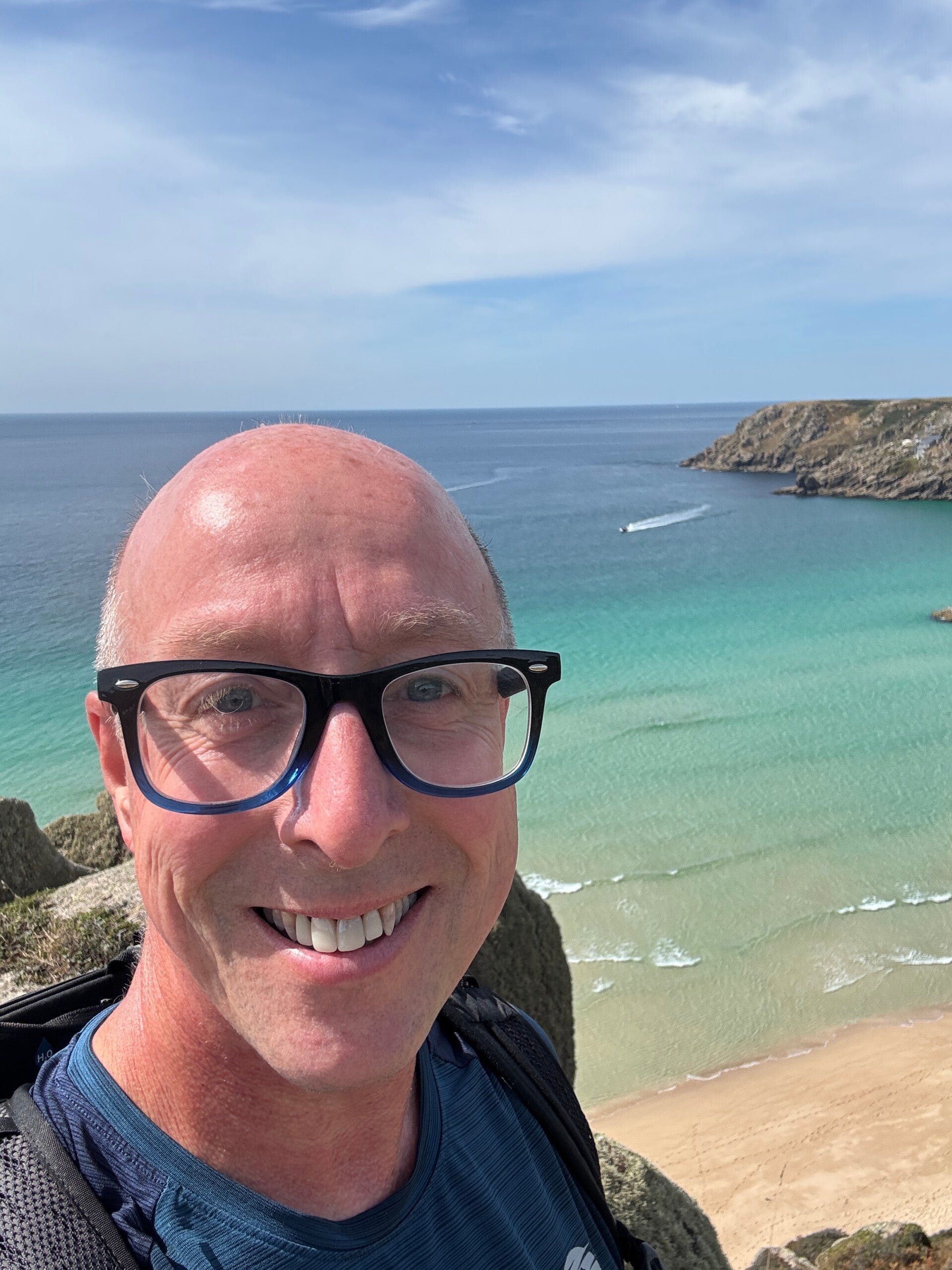 Rich Pinnington above Porthchapel
