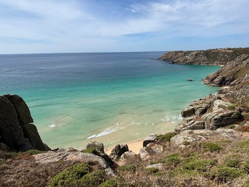 View of Pednvounder Beach