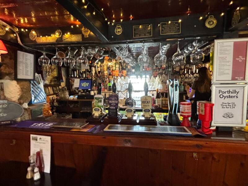 Bar at The Logan Rock Inn-Treen