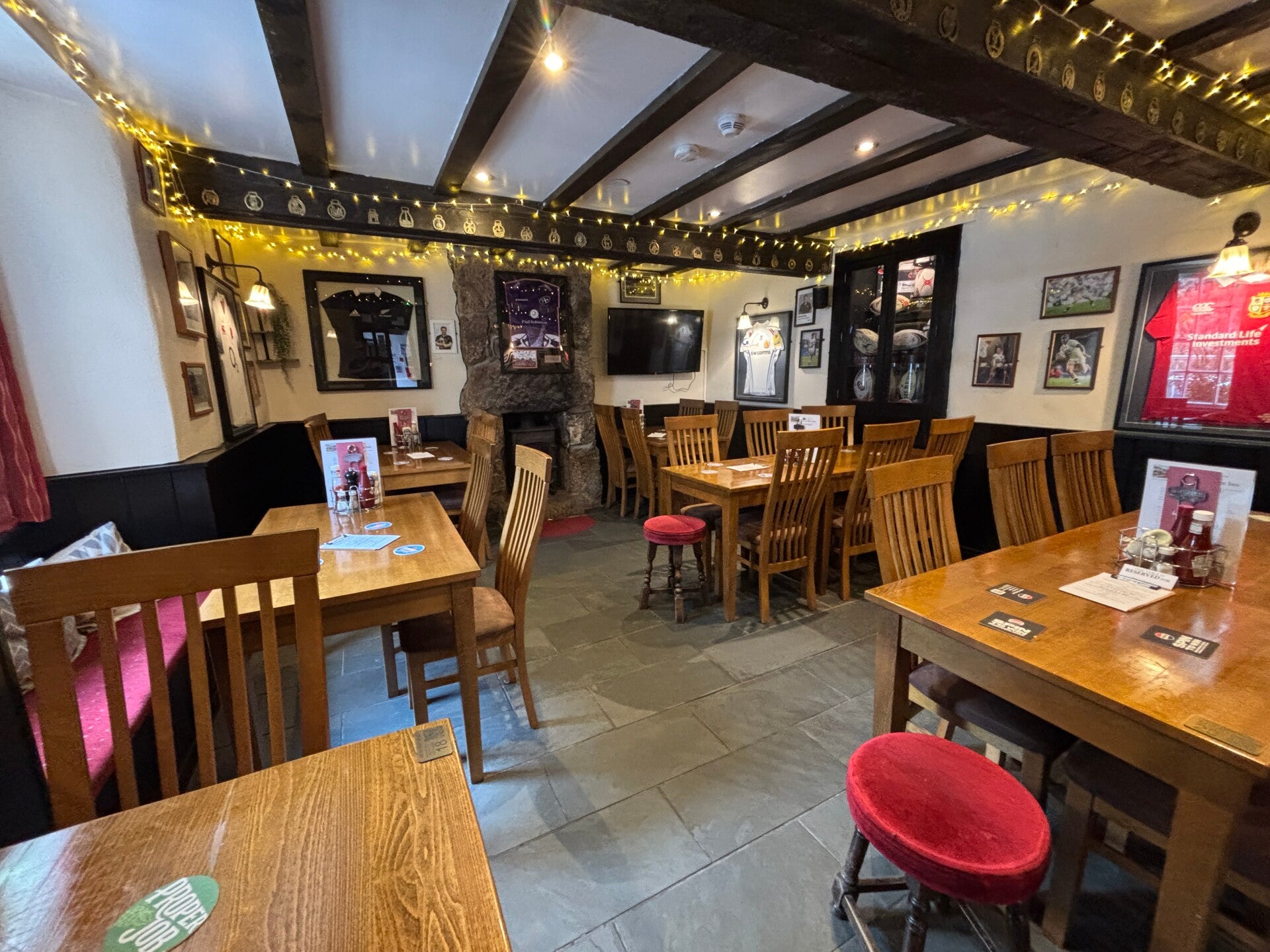 Dining room at The Logan Rock Inn at Treen