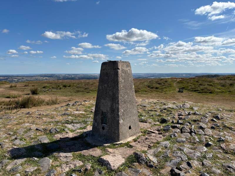 Trig point at Beacon Batch