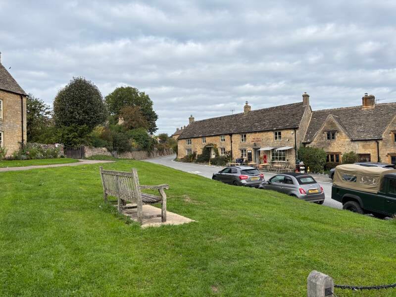 Village Green and Old Post Office at Guiting Power