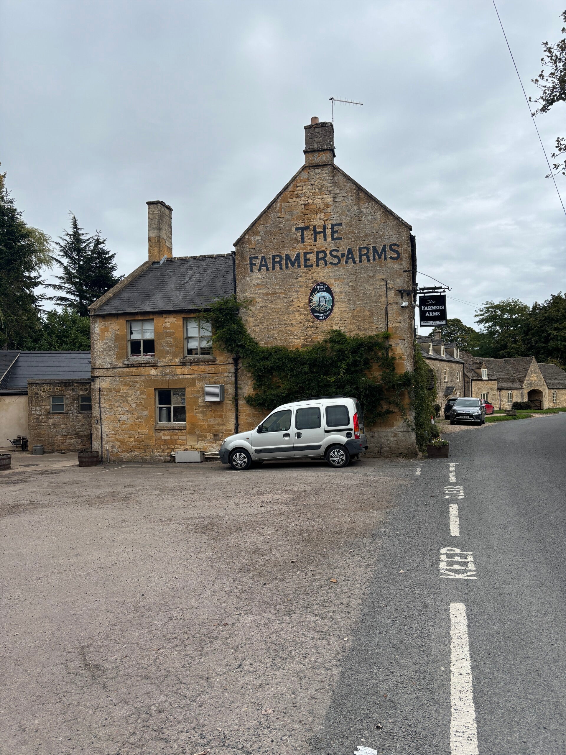 Car Park at The Farmers Arms in Guiting Power