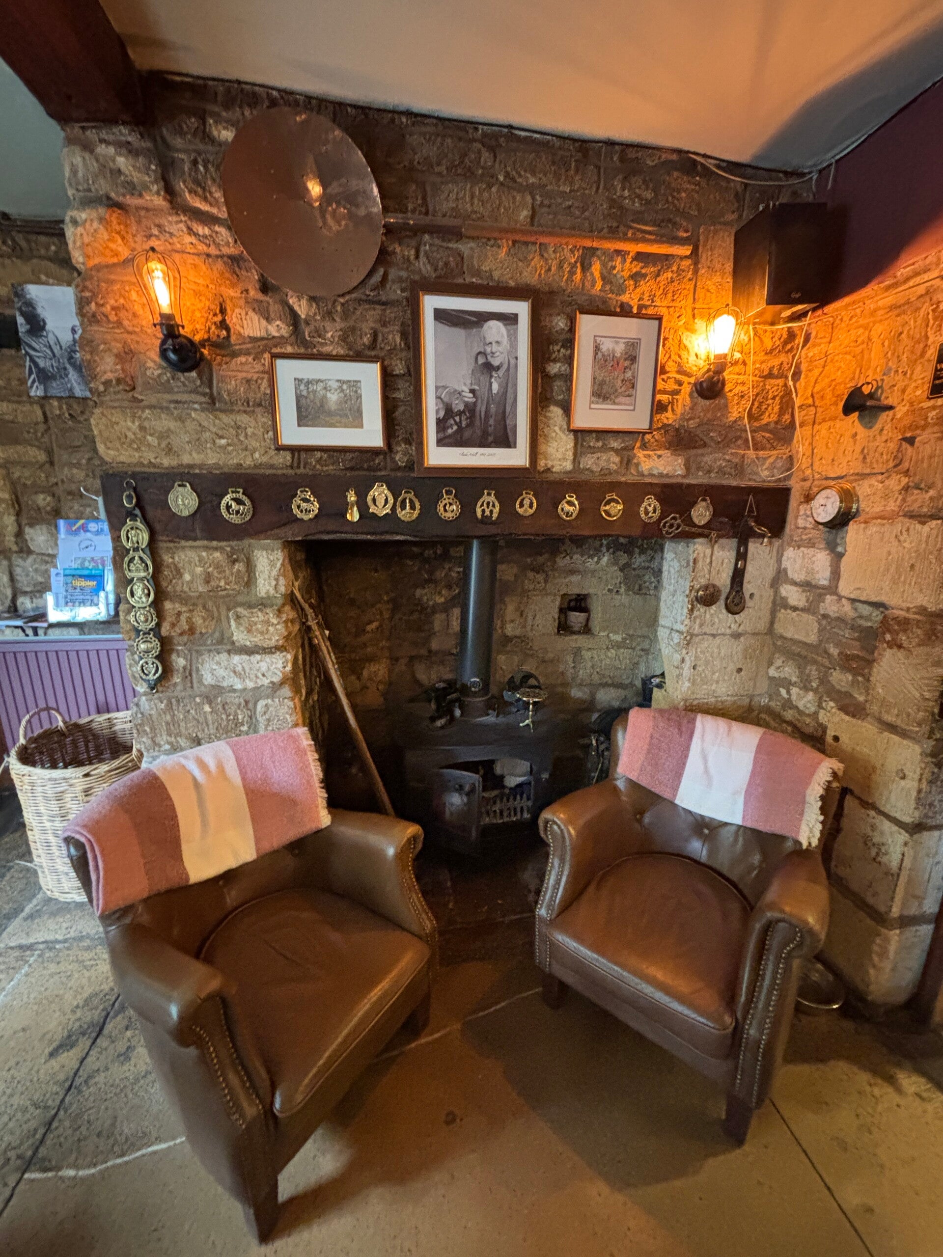 Comfortable seating at The Farmers Arms in Guiting Power