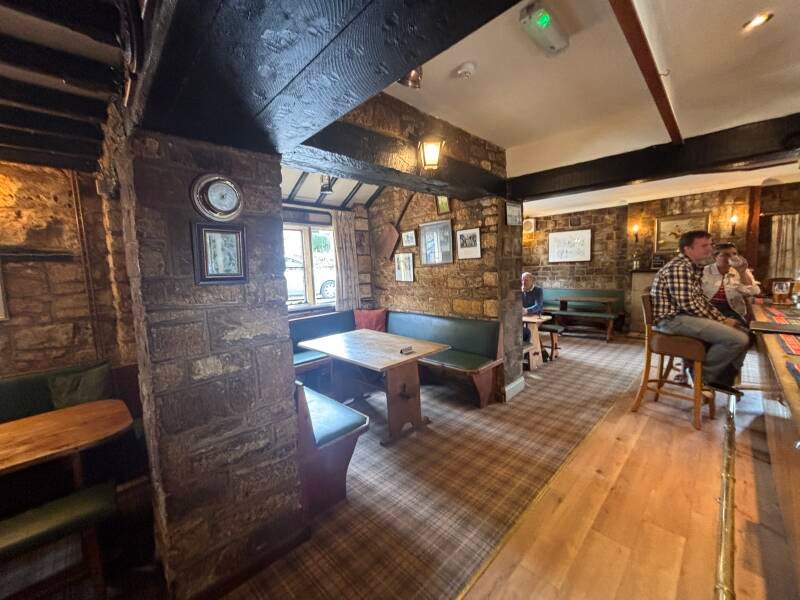 Seating at the Snowshill Arms