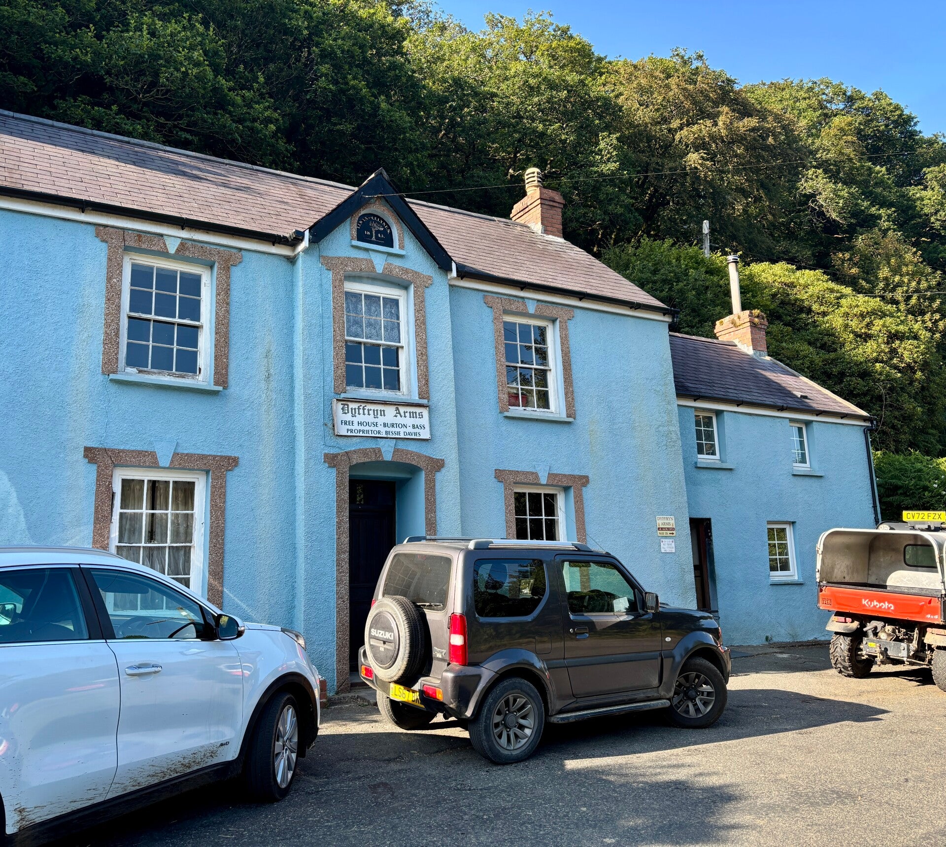 Front of the Dyffryn Arms-Pontfaen-Gwaun Valley-Bessies