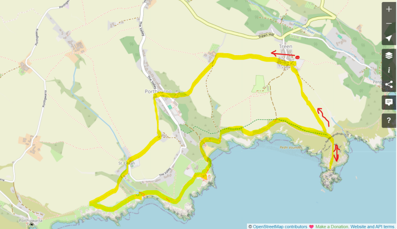 Route Map_Logan Rock Pub Walk_Treen