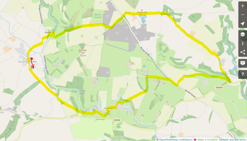Walk Instructions - The Farmers Arms Pub Walk - Guiting Power