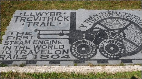 Trevithick Trail Marker Sign