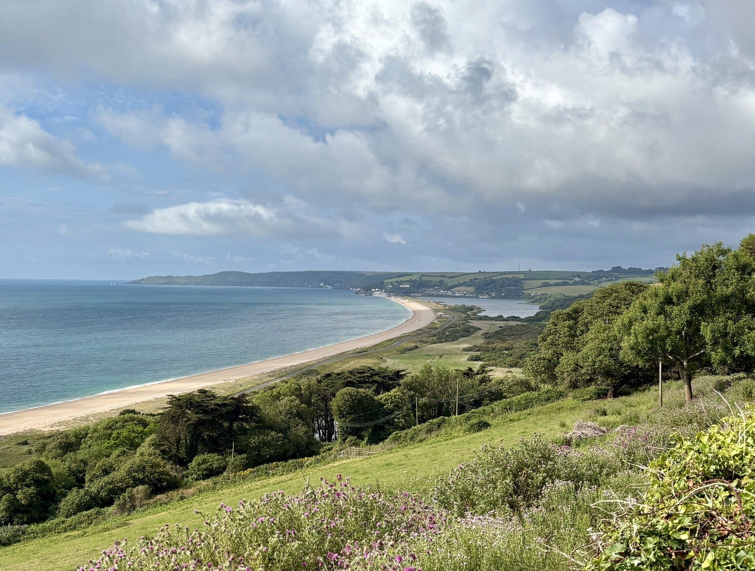 View of Start Bay-Slapton Sands-Slapton Ley