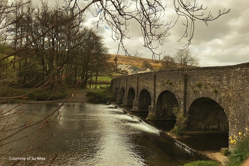 Withypool Bridge over the River Barle