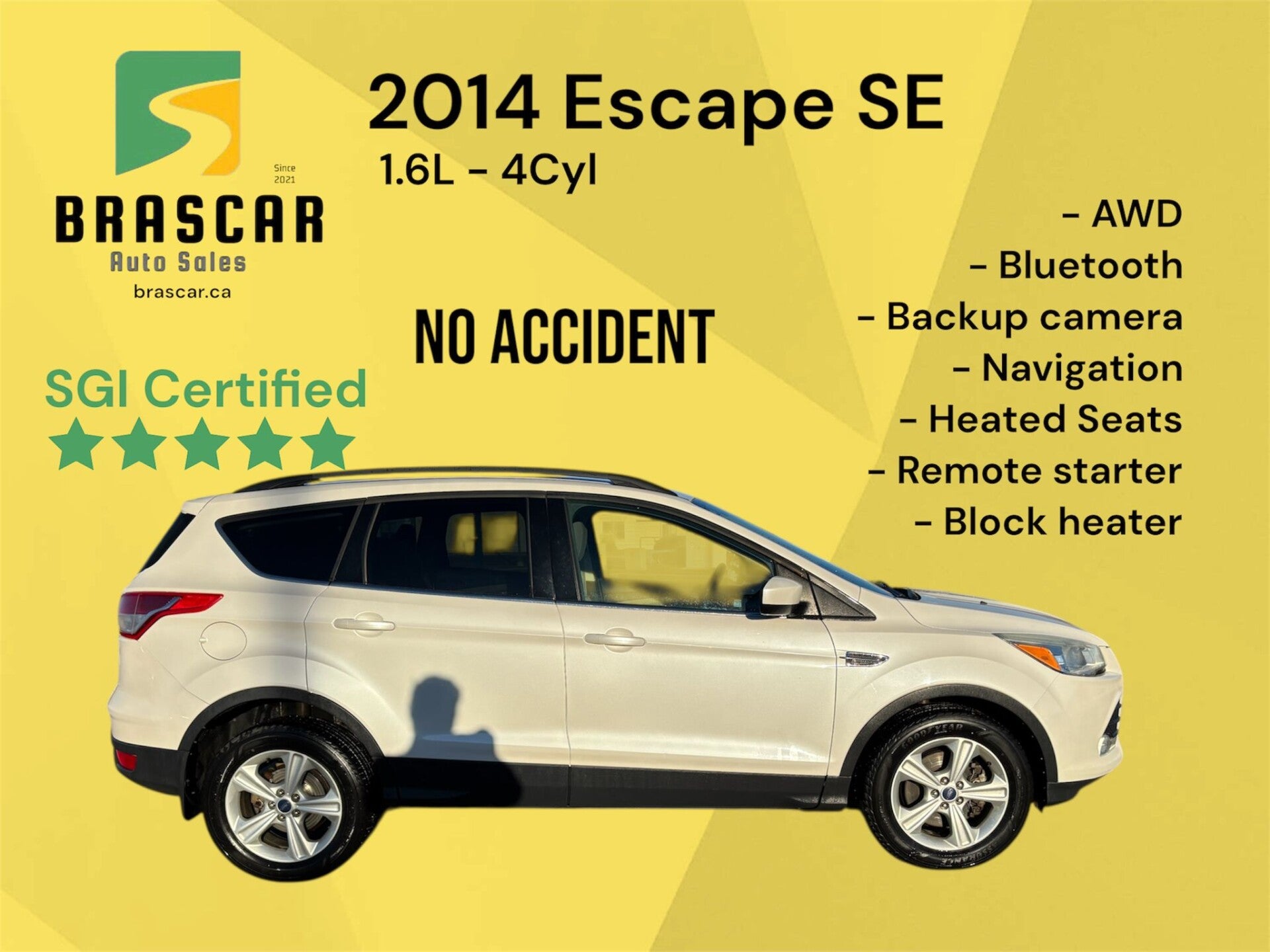 2014 Ford Escape SE - NO ACCIDENT