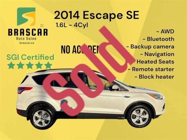 2014 Ford Escape SE - NO ACCIDENT
